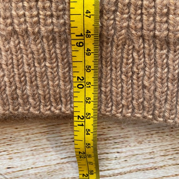 Vintage Hand Knit Pullover Sweater I Women's XS-S | Burgundy & Gold Stripes - Picture 8 of 8